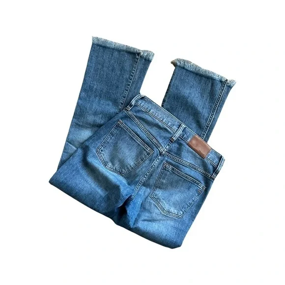 Madewell Cali Demi-Boot Jeans Frayed Hem - Picture 8 of 13